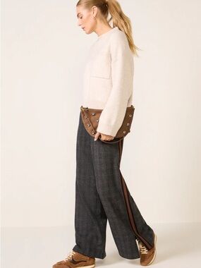 Plaid Talia Cozy Track Pants